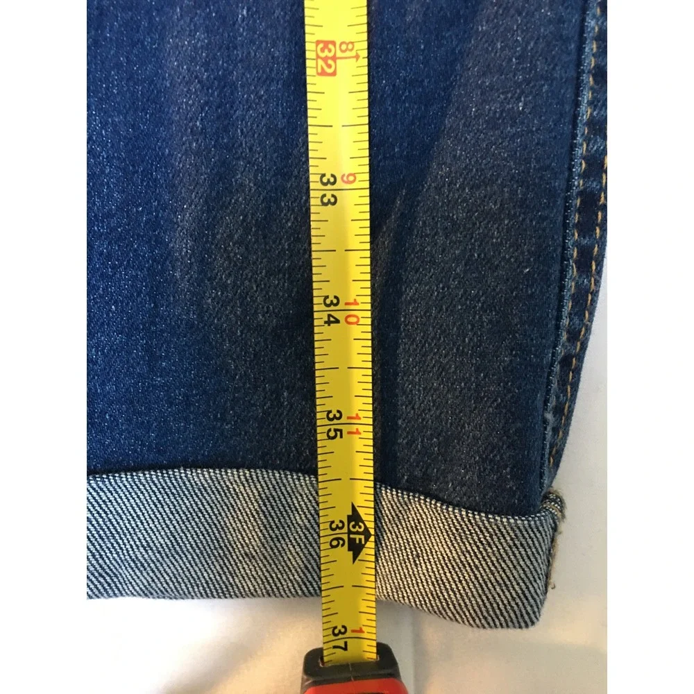 Signature by Levi Strauss Heritage Boyfriend Jeans Dark Wash Denim 14 W32 58996